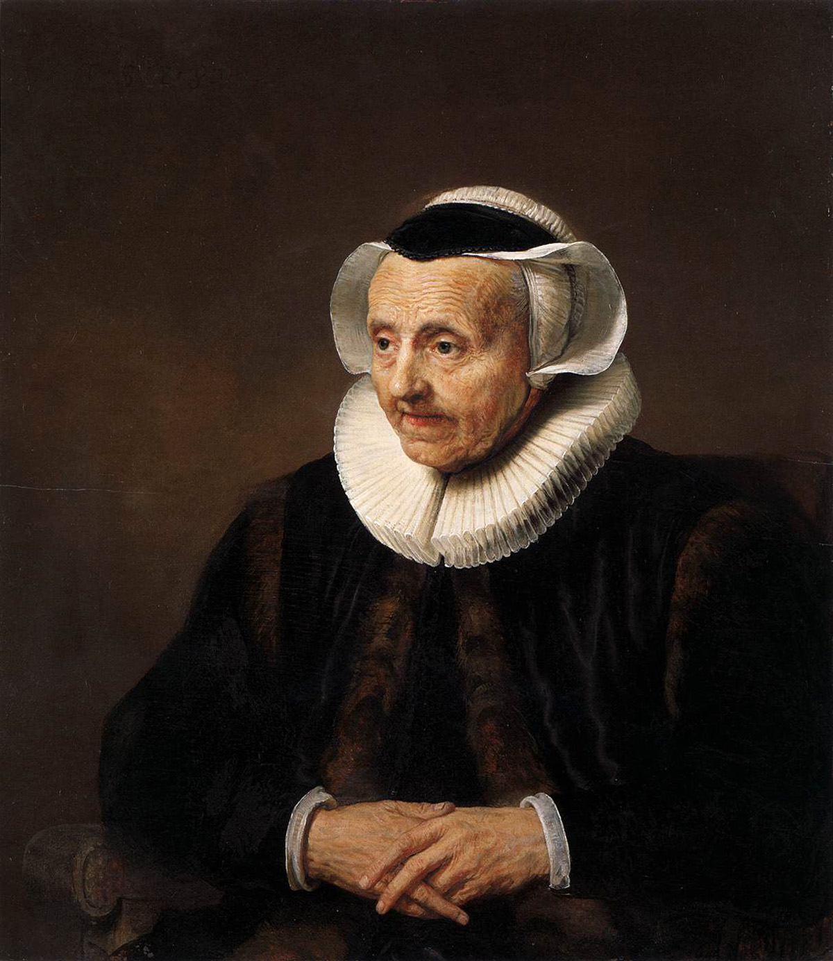 portrait of an old woman